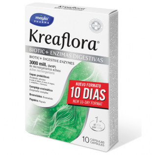 Mayla Pharma Kreaflora Biotic+ Enzymy trawienne 10 kapsułek
