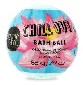 Organic Shop Organiczna kula do kąpieli Chill Out&acirc; Kwiat lotosu i niebieska orchidea 85 gr