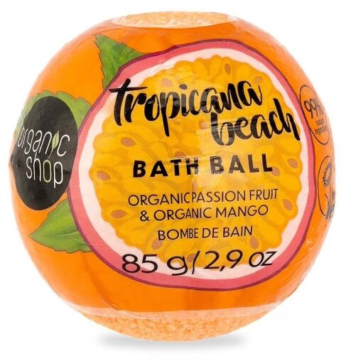 Organic Shop Tropicana Kula do kąpieli Marakuja i Mango 85g