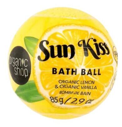 Organic Shop Kula do kąpieli Sun Kiss Lemon and Vanilla 85 gr