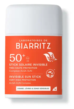 Laboratoires de Biarritz Sztyft solarny SPF 50+ Invisible Sensory 10 gr