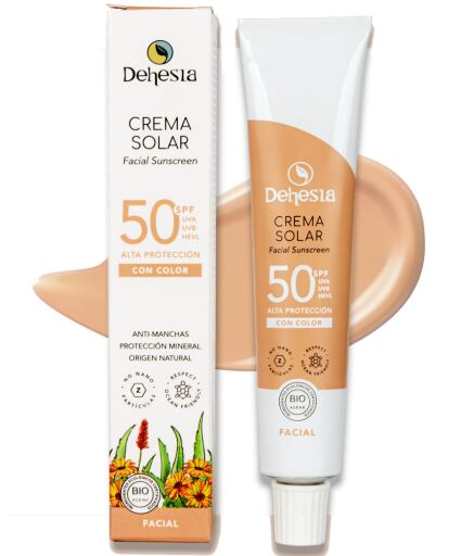 Krem do twarzy z filtrem przeciwsłonecznym SPF 50 i kolorem 30 ml