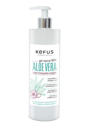 Kefus Naturalny żel aloesowy z olejkiem z dzikiej r&oacute;ży i arganowym