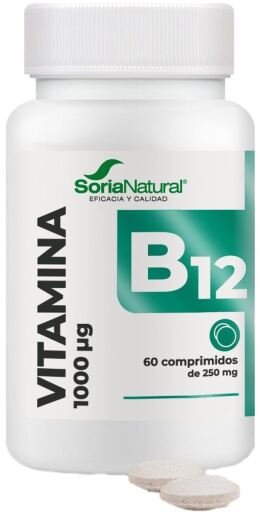 Soria Natural Witamina B12 1000 mg 60 tabletek