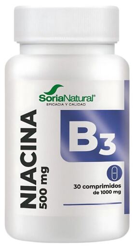 Soria Natural Witamina B3 30 tabletek o przedłużonym uwalnianiu