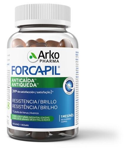 Arkopharma Forcapil przeciw wypadaniu włos&oacute;w 60 żelk&oacute;w