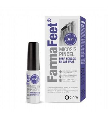 FarmaFeet Szczoteczka do grzybicy 3 w 1 4 ml