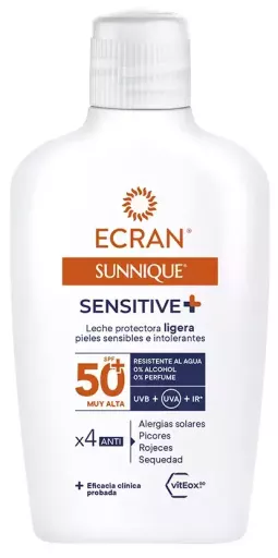 Ecran Sunnique Sensitive Mleczko Ochronne SPF 50+ 200 ml