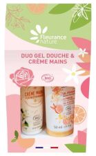 Duo Gel Douche et Cr&egrave;me Mains Agrumes &amp; Fleur d'Oranger 2 sztuki