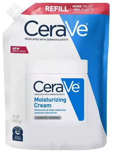 Cerave Krem nawilżający do sk&oacute;ry suchej i bardzo suchej, opakowanie uzupełniające 454 g