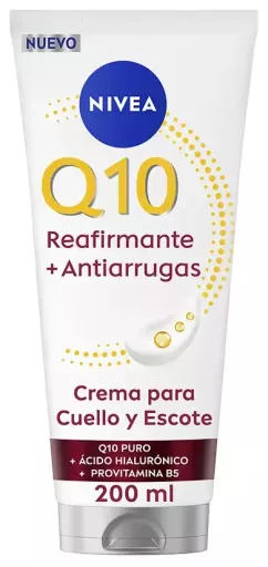 Ujędrniający krem przeciwzmarszczkowy Q10+ do szyi i dekoltu 200 ml