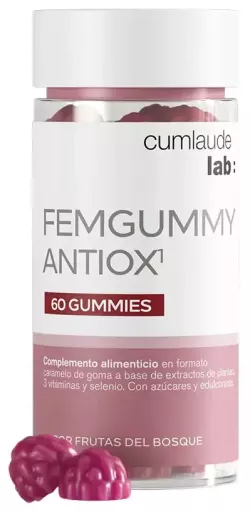 Femgummy Antiox 60 żelk&oacute;w o smaku owoc&oacute;w leśnych