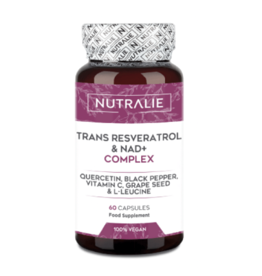 Nutralie Kompleks trans-resweratrolu i Nad+ 686 mg 60 kapsułek