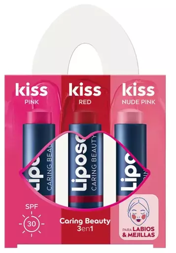 Liposan Kiss Kiss Kiss Pack 3 sztuki