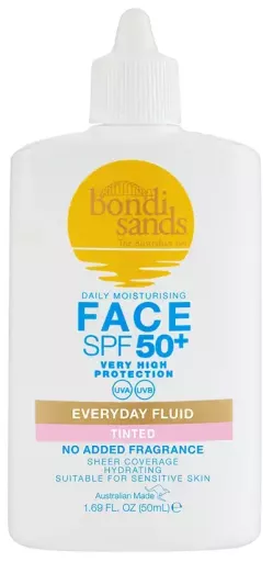 Płyn do twarzy Everyday Facial Fluid z barwnikiem, bezzapachowy, SPF 50+, 50 ml