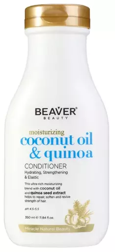 Beaver Odżywka nawilżająca z olejem kokosowym i komosą ryżową 350 ml