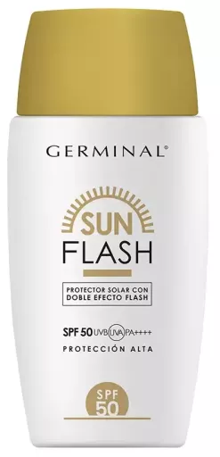 Germinal Krem z filtrem przeciwsłonecznym Sun Flash z podw&oacute;jnym efektem błysku SPF50 1 sztuka