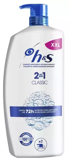h&s Klasyczny szampon i odżywka przeciwłupieżowa 2 w 1 dozownik 1000 ml