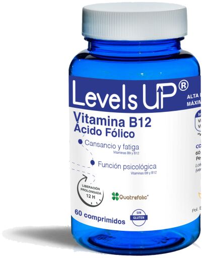 Bioserum Witamina B12 i kwas foliowy Levels Up 60 tabletek