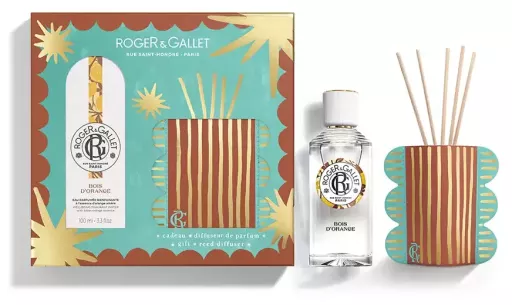 Roger & Gallet Zestaw upominkowy Wellness z wodą perfumowaną Bois D'Orange, 2 sztuki