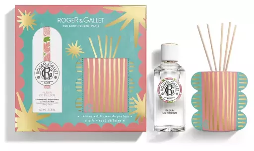 Roger & Gallet Zestaw upominkowy Wellness z wodą perfumowaną Fleur De Figuier, 2 sztuki