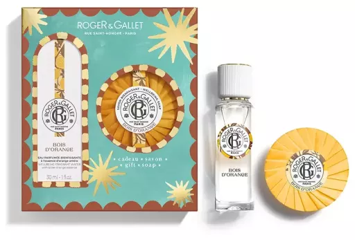 Roger & Gallet Zestaw upominkowy Wellness z wodą perfumowaną Bois D'Orange, 2 sztuki