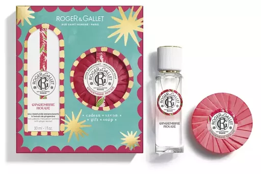 Roger & Gallet Zestaw upominkowy Wellness z wodą perfumowaną Gingembre Rouge, 2 sztuki