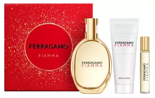 Salvatore Ferragamo Etui Fiamma 3-częściowe