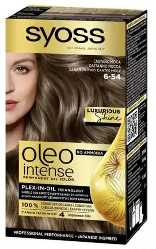 Oleo Intense Farba do włos&oacute;w bez amoniaku nr 6-54 Mocha Brown
