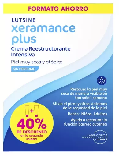 Lutsine Xeramance Plus Intensywny krem restrukturyzujący 2 x 100 ml