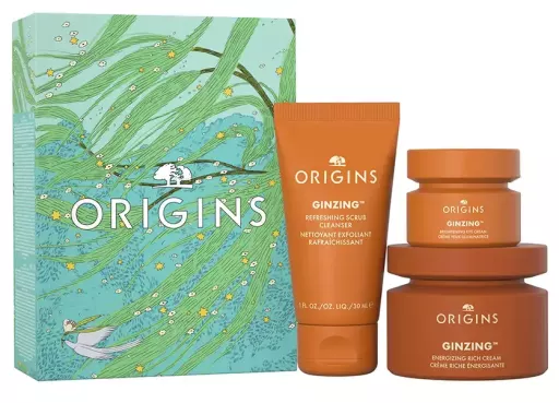 Origins Zestaw 3 krem&oacute;w energetyzujących Ginzing Rich Cream