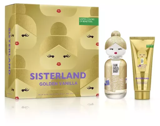 Benetton Sisterland Golden Vanilla 2-częściowe etui