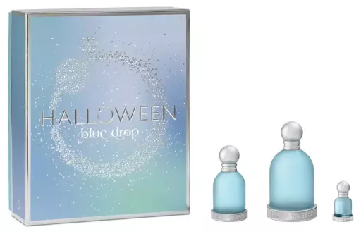 Halloween Niebieskie etui Drop 3-częściowe