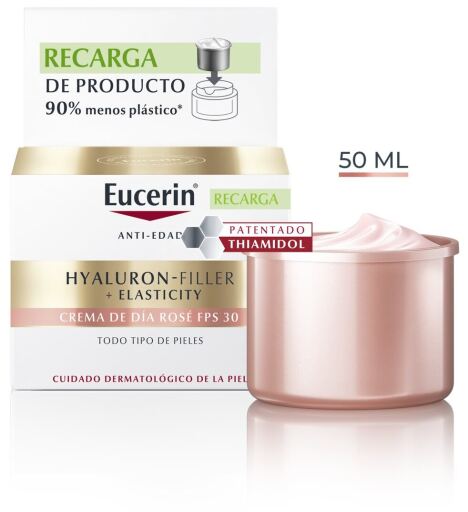 Hyaluron-Filler+ Elasticity Ros&eacute; Krem na dzień SPF30 Wkład 50 ml