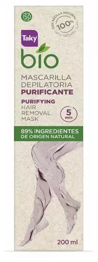 Bio Naturalna oczyszczająca maska do depilacji 200 ml